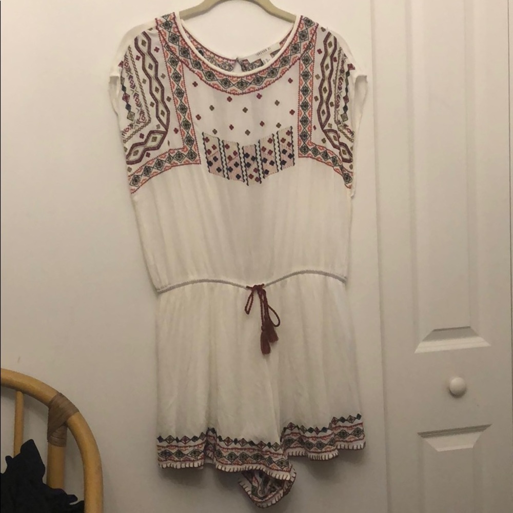 Embroidered romper